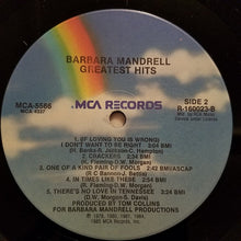 Load image into Gallery viewer, Barbara Mandrell : Greatest Hits (LP, Comp, Club, Ind)