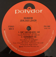 Load image into Gallery viewer, Rainbow : Jealous Lover (12", EP, 18 )