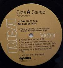 Load image into Gallery viewer, John Denver : John Denver's Greatest Hits (LP, Comp, RP, Tan)