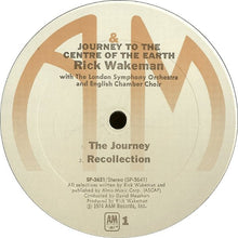 Load image into Gallery viewer, Rick Wakeman : Journey To The Centre Of The Earth (LP, Album, Ter)