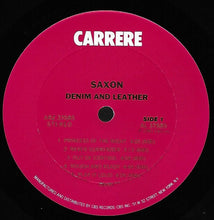 Load image into Gallery viewer, Saxon : Denim And Leather (LP, Album, Ter)