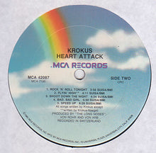 Load image into Gallery viewer, Krokus : Heart Attack (LP, Album, Club)
