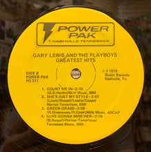 Load image into Gallery viewer, Gary Lewis & The Playboys : Greatest Hits (LP, Comp)