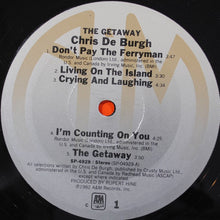 Load image into Gallery viewer, Chris de Burgh : The Getaway (LP, Album, C)
