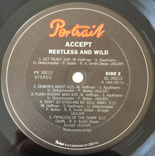 Load image into Gallery viewer, Accept : Restless & Wild (LP, Album)