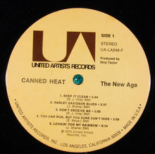Load image into Gallery viewer, Canned Heat : The New Age (LP, Album)