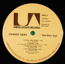 Load image into Gallery viewer, Canned Heat : The New Age (LP, Album)