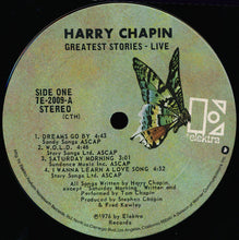 Load image into Gallery viewer, Harry Chapin : Greatest Stories - Live (2xLP, Album, CTH)