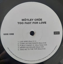 Load image into Gallery viewer, Mötley Crüe : Too Fast For Love (LP, Album, RE, RM)