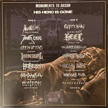 Load image into Gallery viewer, Various : Monuments To Arson - A Tribute To His Hero Is Gone (LP, Comp, Cle)