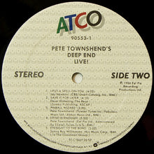 Load image into Gallery viewer, Pete Townshend's Deep End* : Live! (LP, Album, SP )