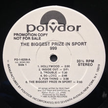 Load image into Gallery viewer, 999 : The Biggest Prize In Sport (LP, Album, Promo)
