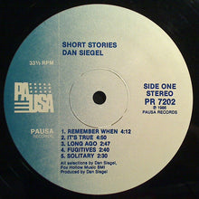 Load image into Gallery viewer, Dan Siegel : Short Stories (LP)