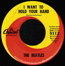 Load image into Gallery viewer, The Beatles : I Want To Hold Your Hand / I Saw Her Standing There (7", Single, Scr)