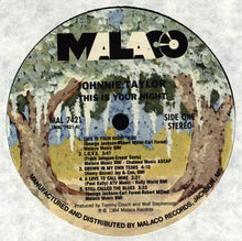Load image into Gallery viewer, Johnnie Taylor : This Is Your Night (LP, Album)
