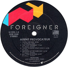 Load image into Gallery viewer, Foreigner : Agent Provocateur (LP, Album, Spe)