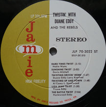 Load image into Gallery viewer, Duane Eddy & The Rebels* : Twistin' With Duane Eddy (LP, Album)