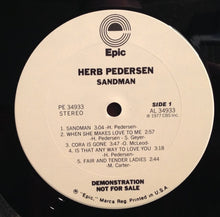 Load image into Gallery viewer, Herb Pedersen : Sandman (LP, Album, Promo)