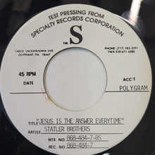 Load image into Gallery viewer, Statler Brothers* : You've Been Like A Mother To Me (7", Single, TP)