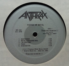 Load image into Gallery viewer, Anthrax : Fistful Of Metal (LP, Album)
