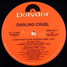 Load image into Gallery viewer, Darling Cruel : The Passion Crimes E.P. (12", EP, Promo)