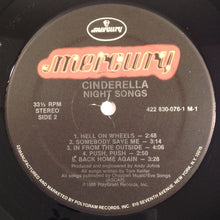 Load image into Gallery viewer, Cinderella (3) : Night Songs (LP, Album, 53 )