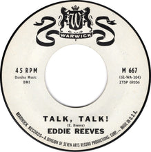 Load image into Gallery viewer, Eddie Reeves : Talk Talk / Cry Baby (7", Single)