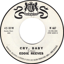 Load image into Gallery viewer, Eddie Reeves : Talk Talk / Cry Baby (7", Single)