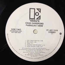 Load image into Gallery viewer, Chas Sandford : Parallax View (LP, Album, Promo, SP )