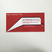 Load image into Gallery viewer, Missy "Misdemeanor" Elliott* Featuring Ludacris And Trina : One Minute Man / Whatcha Gon’ Do (12", Single, Promo)