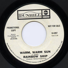 Load image into Gallery viewer, Rainbow Ship : Another Day, Another Mile, Another Highway / Warm Warm Sun (7", Single, Promo)