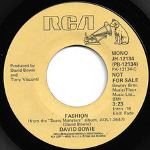 Load image into Gallery viewer, David Bowie : Fashion (7", Single, Mono, Promo)