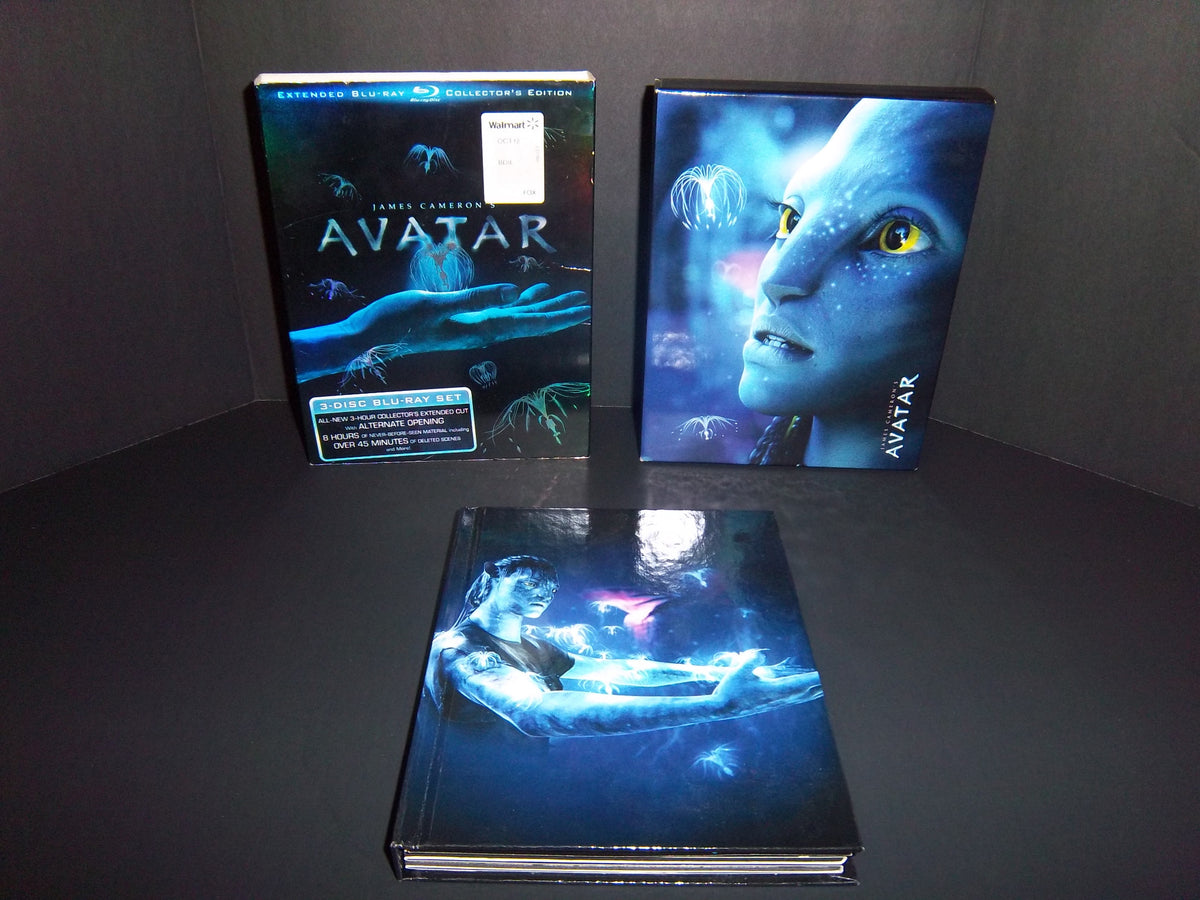 Avatar (2009) 2010 Extended Blu-ray Collector's Edition 3-Disc Set - Very  Good!!