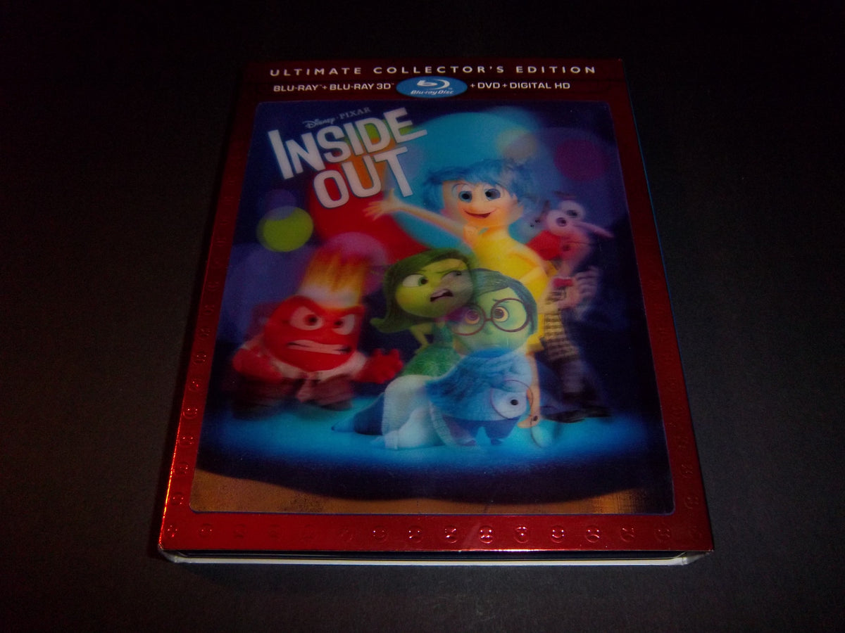 Inside Out Ultimate Collector's Edition (3D Blu-ray/Blu-ray/DVD)  w/Lenticular!