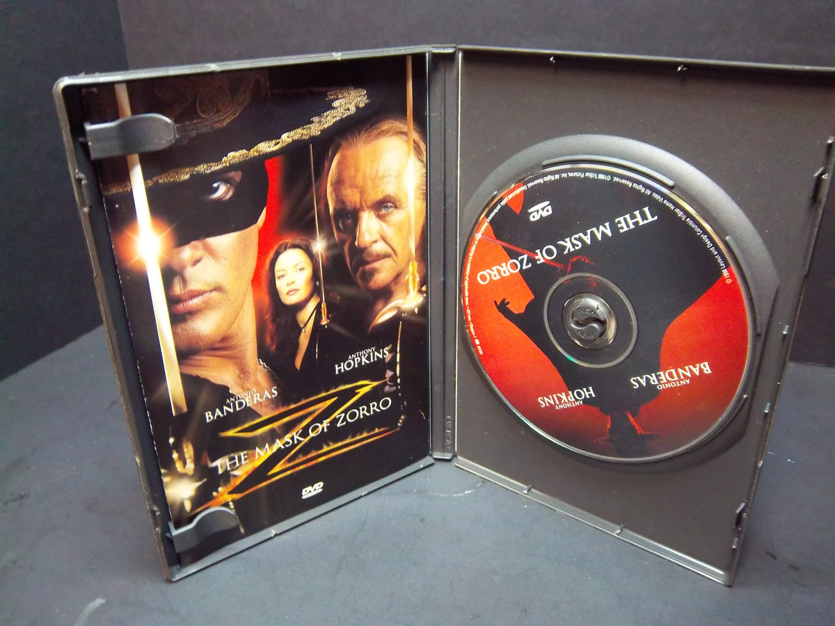 The Mask of Zorro DVD Antonio Banderas, Anthony Hopkins, Catherine  Zeta-Jones, image size:1200x900