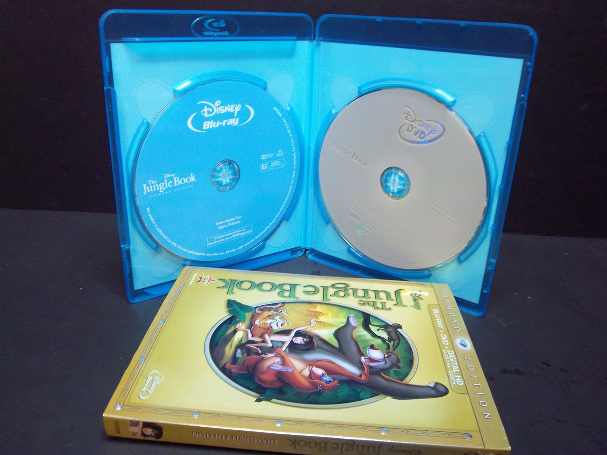 The Jungle Book - Authentic Disney Blu-ray + DVD 2-Disc Set