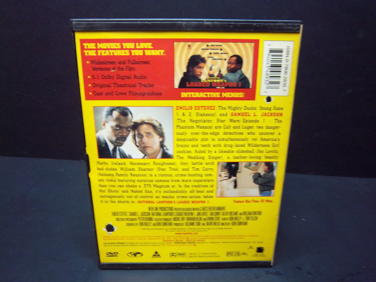 Loaded Weapon 1 (OOP Snapcase DVD) Emilio Estevez Samuel L