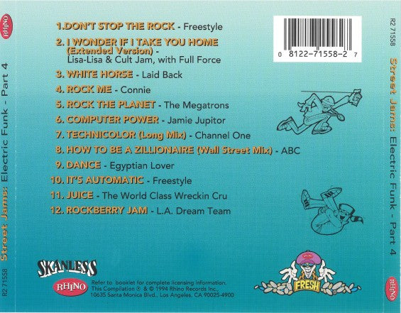 Buy Various : Street Jams: Electric Funk Part 4 (CD, Comp) Online