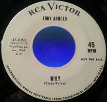 Load image into Gallery viewer, Eddy Arnold : Why / Sweet Adorable You (7", Single, Promo)