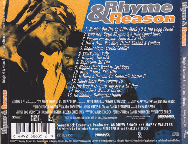 Buy Various : Rhyme & Reason (Original Motion Picture Soundtrack 