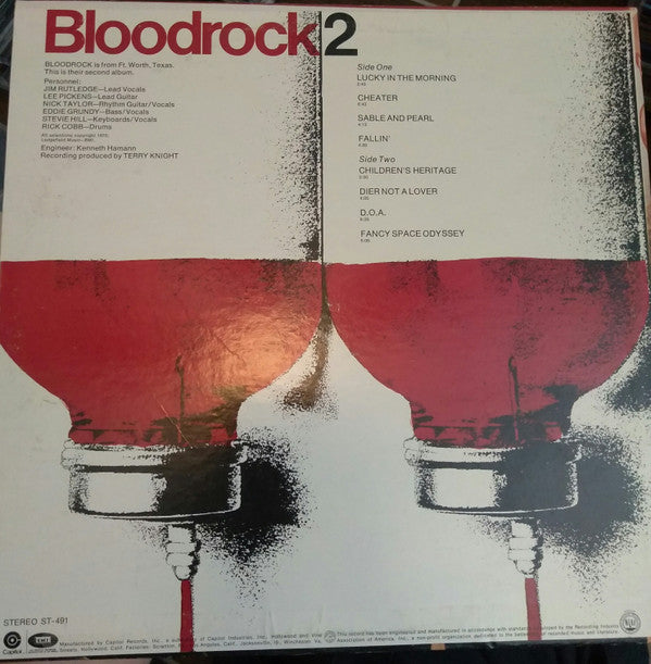 Bloodrock 2 high quality Vinyl Lp