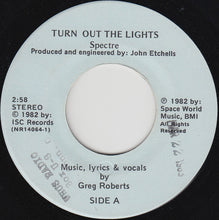 Load image into Gallery viewer, Spectre (28) : Turn Out The Lights (7")