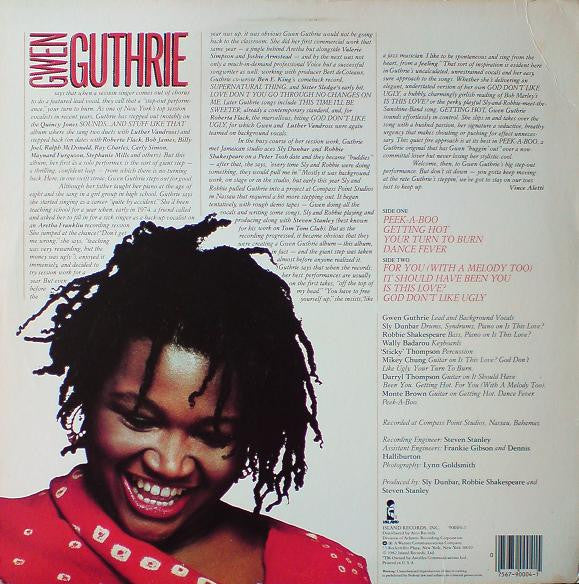 Buy Gwen Guthrie : Gwen Guthrie (LP, Album) Online for a great