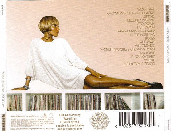 Buy Mary J. Blige Growing Pains (CD, Album) Online for a great price –  Media Mania of Stockbridge