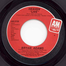 Load image into Gallery viewer, Bryan Adams : Heaven (7", Single, Styrene, R -)