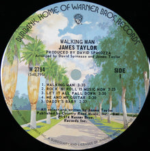 Load image into Gallery viewer, James Taylor (2) : Walking Man (LP, Album, Ind)