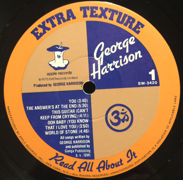 Buy George Harrison : Extra Texture (Read All About It) (LP, Album