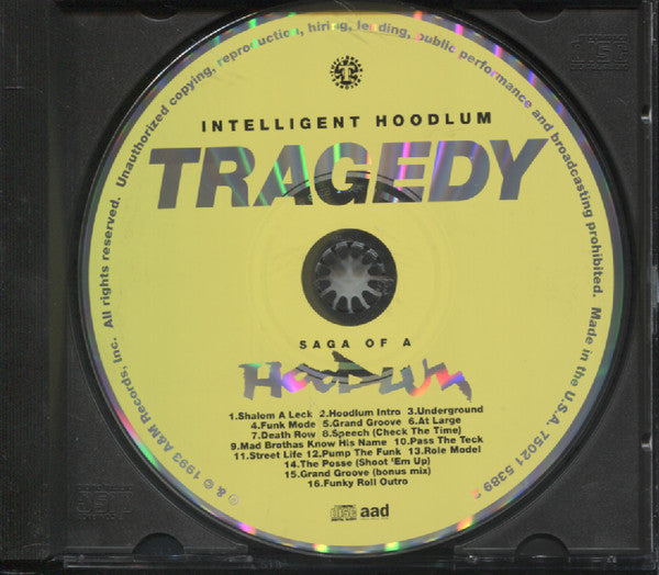 Buy Intelligent Hoodlum / Tragedy Khadafi : Saga Of A Hoodlum (CD