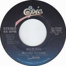 Load image into Gallery viewer, Michael Jackson : Billie Jean (7", Single, Styrene, Pit)