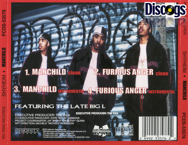 Buy Shyheim : Manchild / Furious Anger (CD, Single) Online
